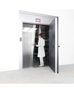 Freezer Grade PVC Strip Curtain Kit - Hook Suspension System 